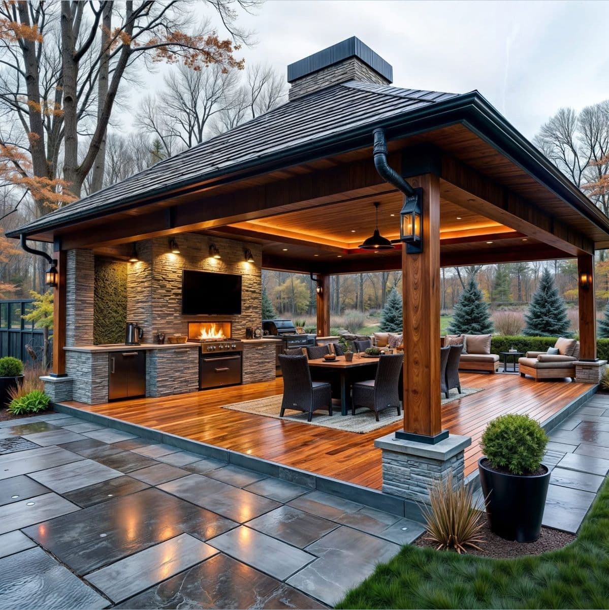 Bahçe Pergola Uygulaması